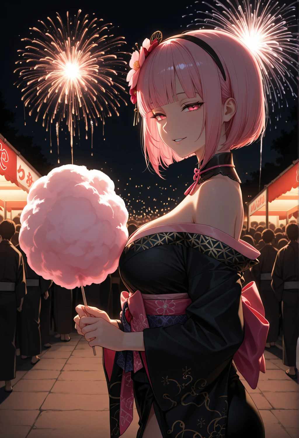 AI image #27548 by Garbo: 1girl, pink hair - by Garbo