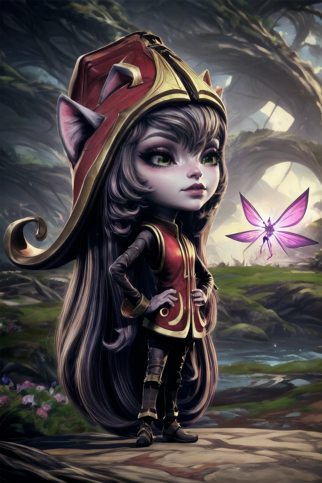 Lulu the Fae Sorceress | League of Legends | LoRa - by yurusama