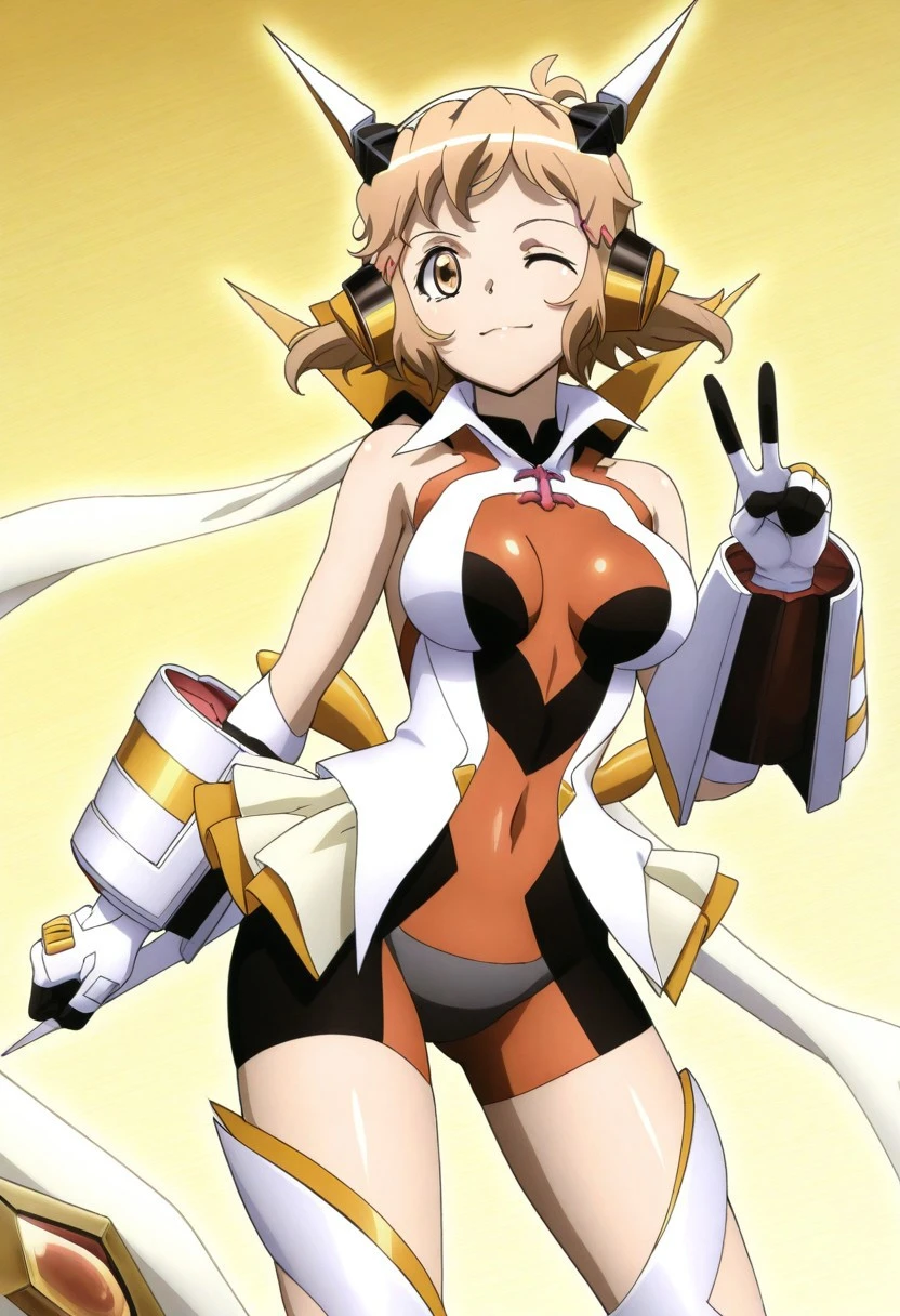 Hibiki Tachibana - Senki Zesshou Symphogear - by Naoto209