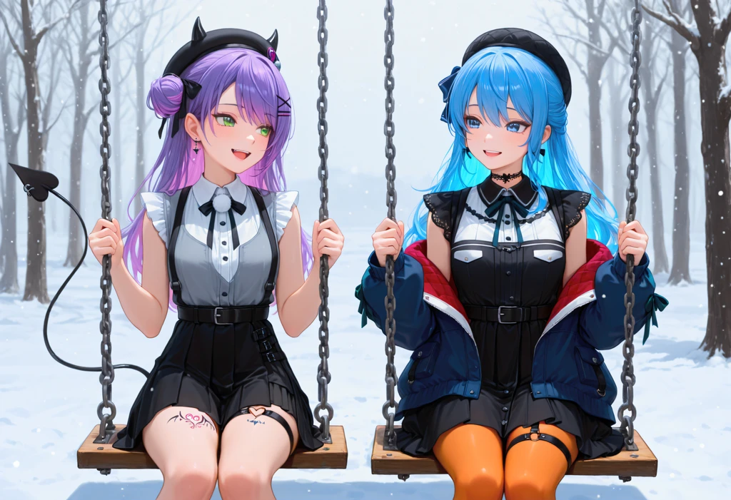 AI image #33071 by Garbo: long hair, blue hair - by Garbo