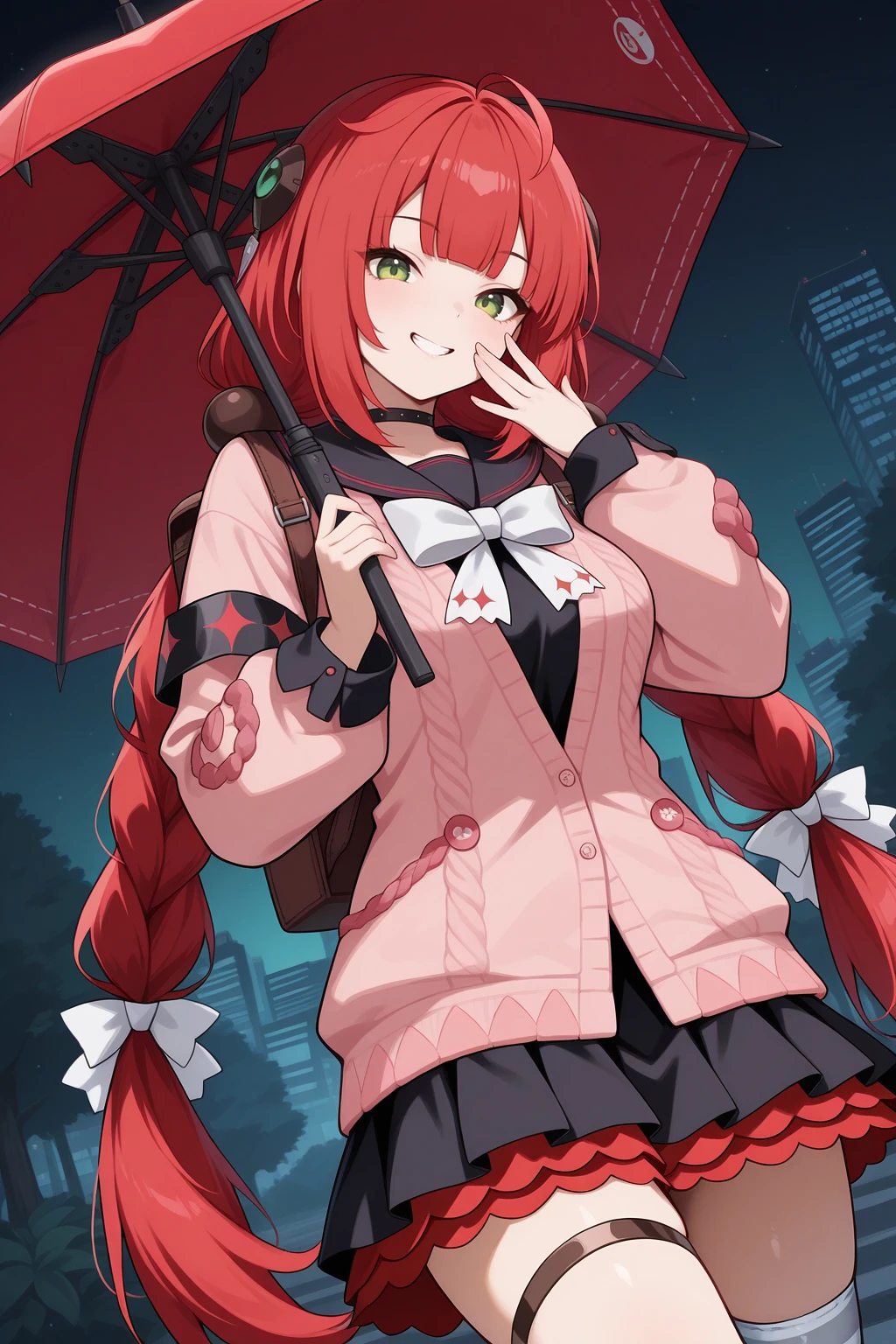 Yuzuha Ukinami 浮波柚葉 | Zenless Zone Zero [IllustriousXL] - by Hoseki