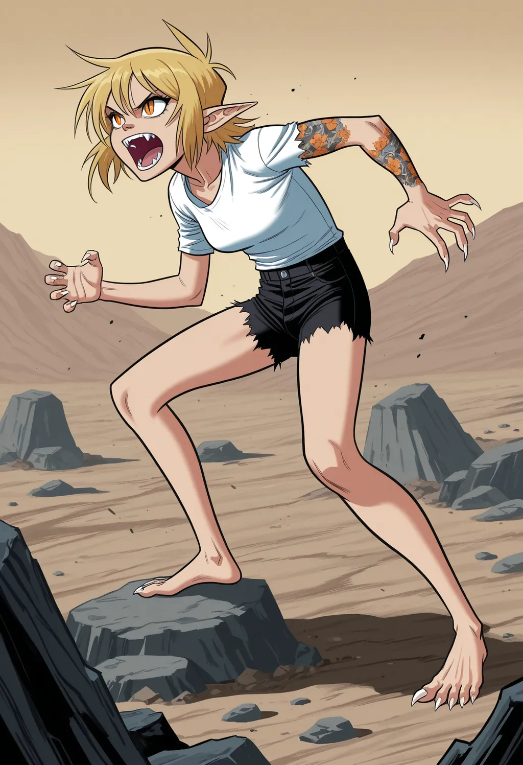 Jamie Hewlett - Artstyle - by Xeranah