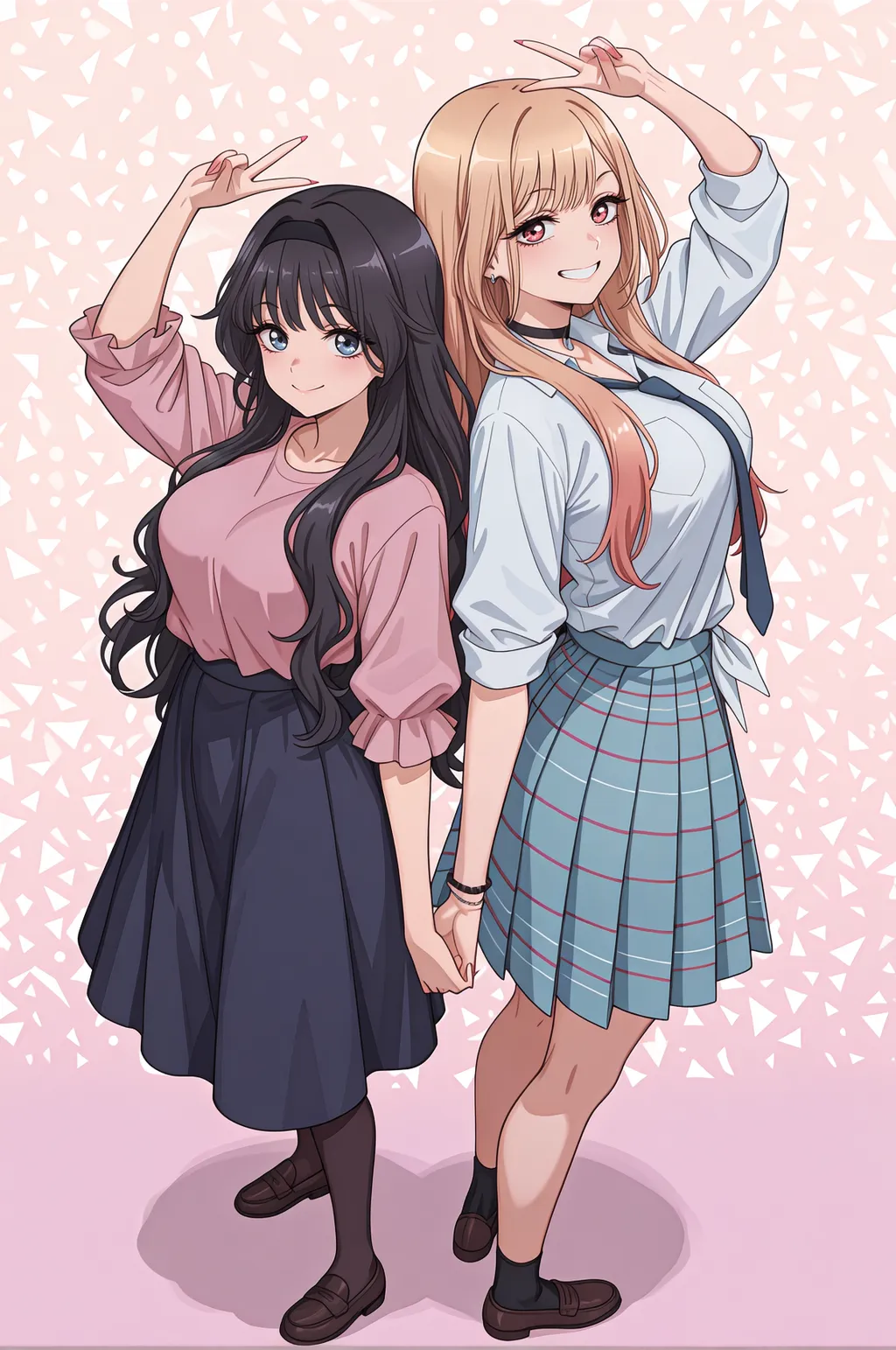 AI image #154811 by Hoseki: long hair, multicolored hair - by Hoseki