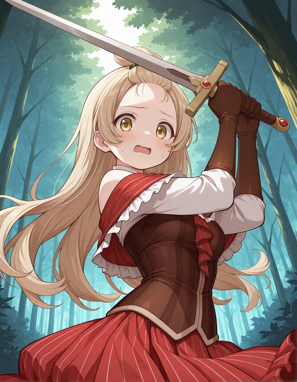 [IL/Pony/SD1] Azumi Hagumu (Magia Record: Puella Magi Madoka Magica Side Stor... - by Quebick