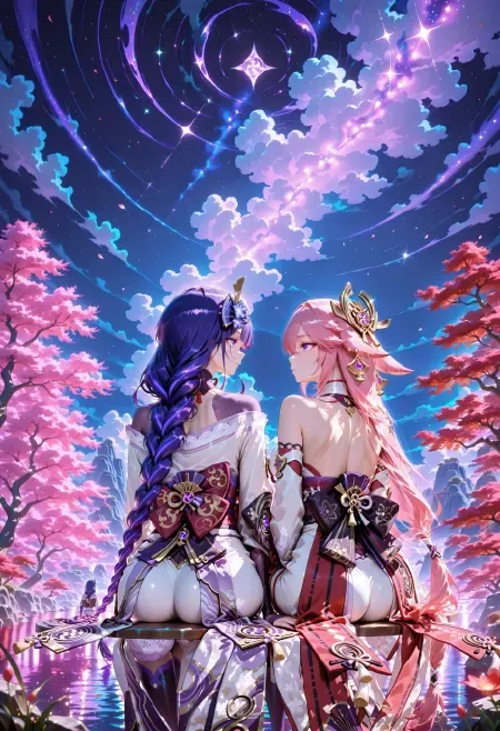 AI image #157817 by Raiden0916: long hair, animal ears - by Raiden0916