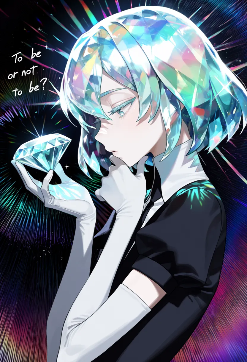 AI image #164248 by Hoseki: solo, multicolored hair - by Hoseki
