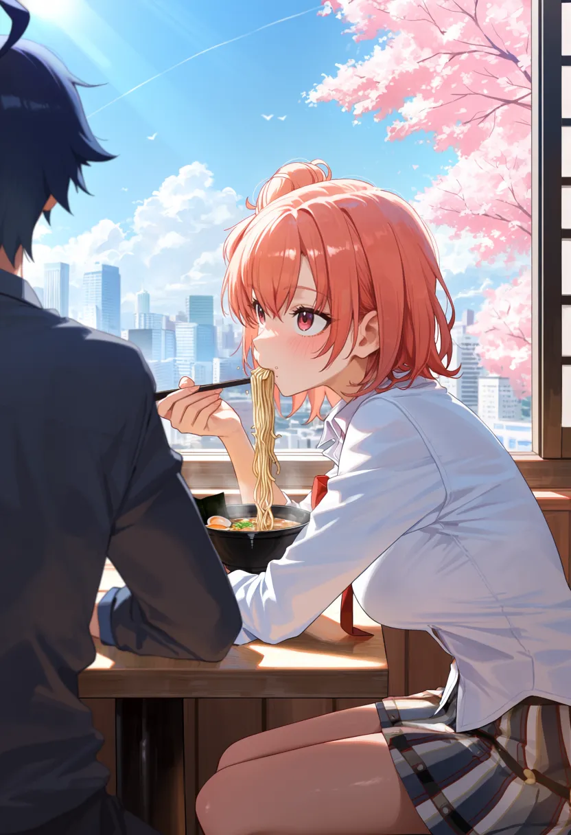 AI image #164263 by Hoseki: 1girl, pink hair - by Hoseki