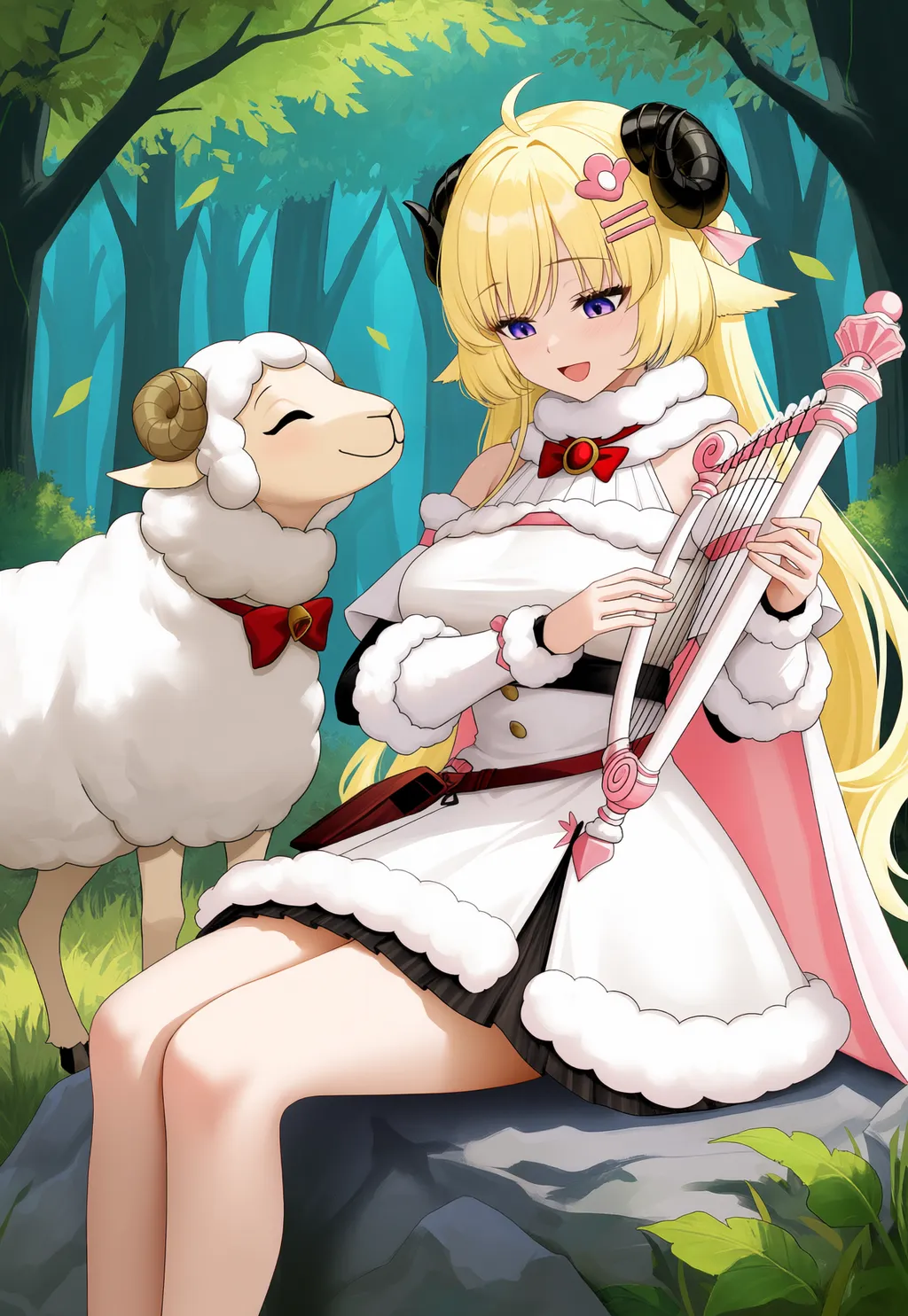 Tsunomaki Watame (9+ Outfits) | Hololive | [Anima v1.0] - by ChameleonAI