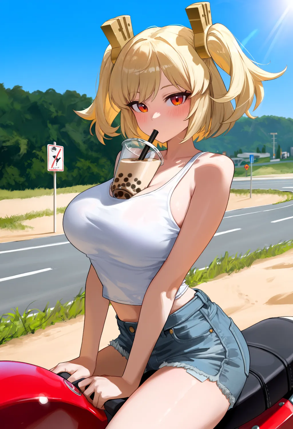 AI image #169422 by Hoseki: 1girl, solo - by Hoseki