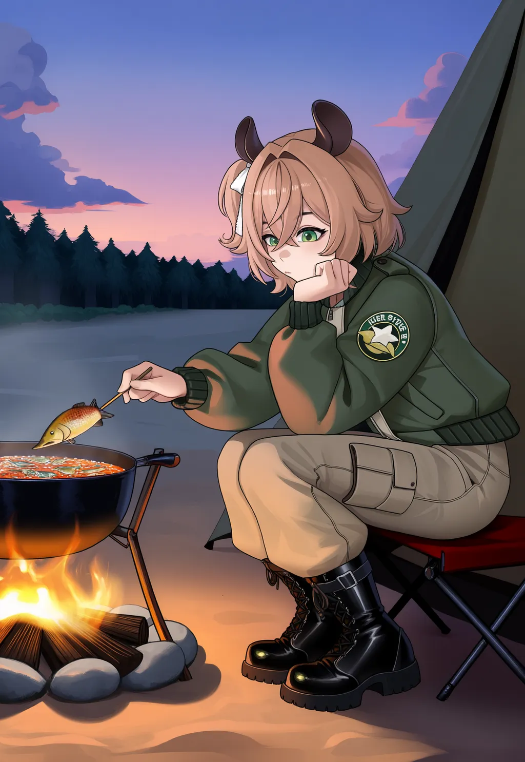 AI image #169677 by ChameleonAI: 1girl, solo - by ChameleonAI