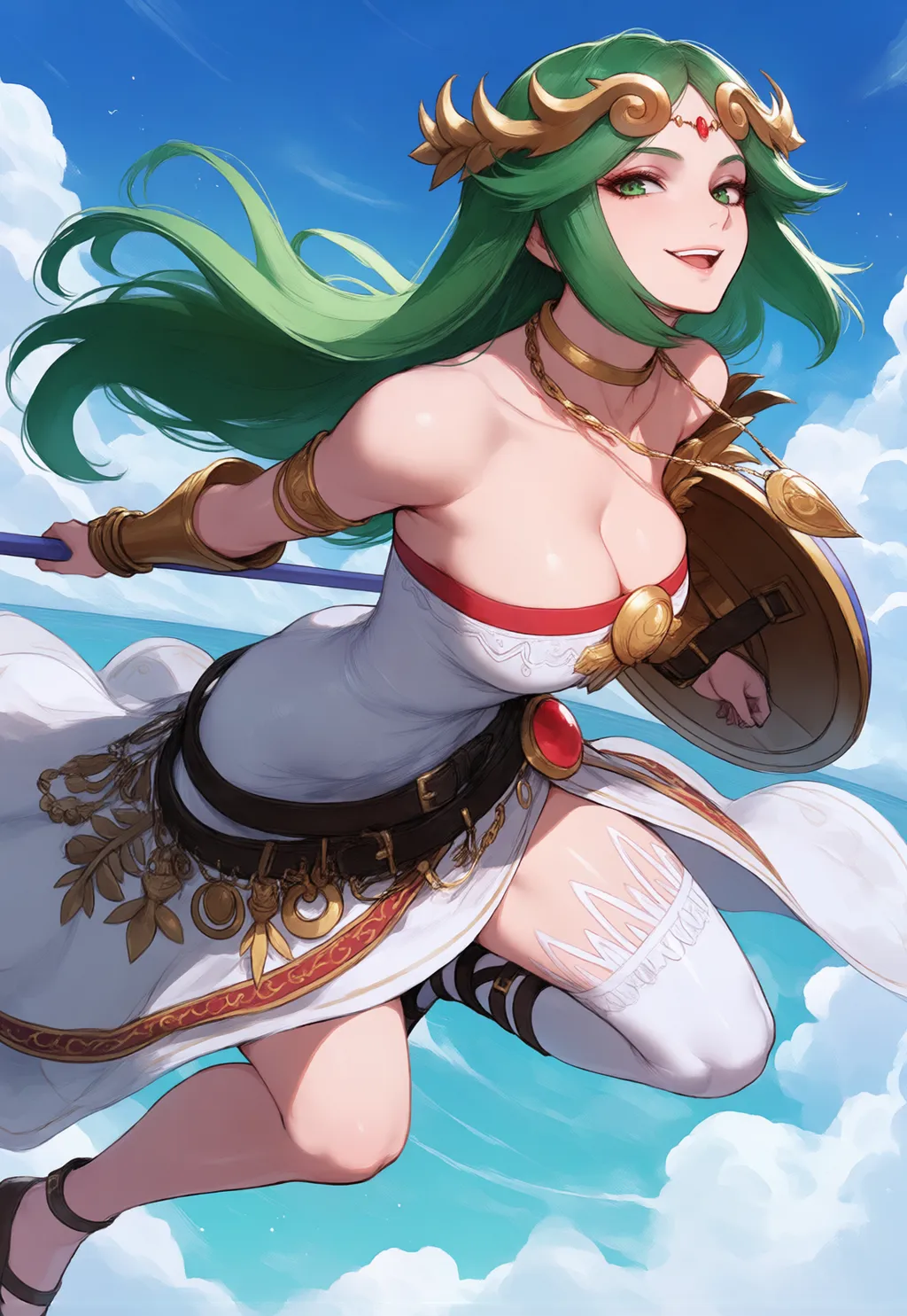 Palutena | Kid Icarus | Character LoRA Anima 1.0 - by FallenIncursio