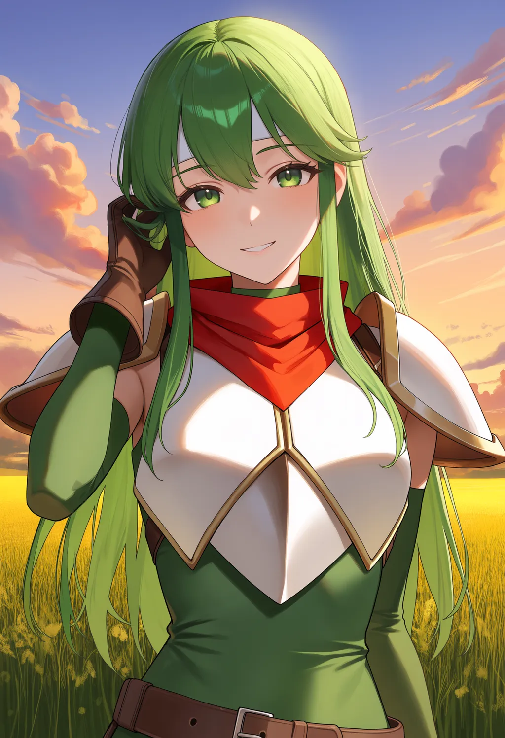 Palla/パオラ (Fire Emblem: Shadow Dragon) Anima LoRA | 6 Outfits [Anima v1.0] - by novowels