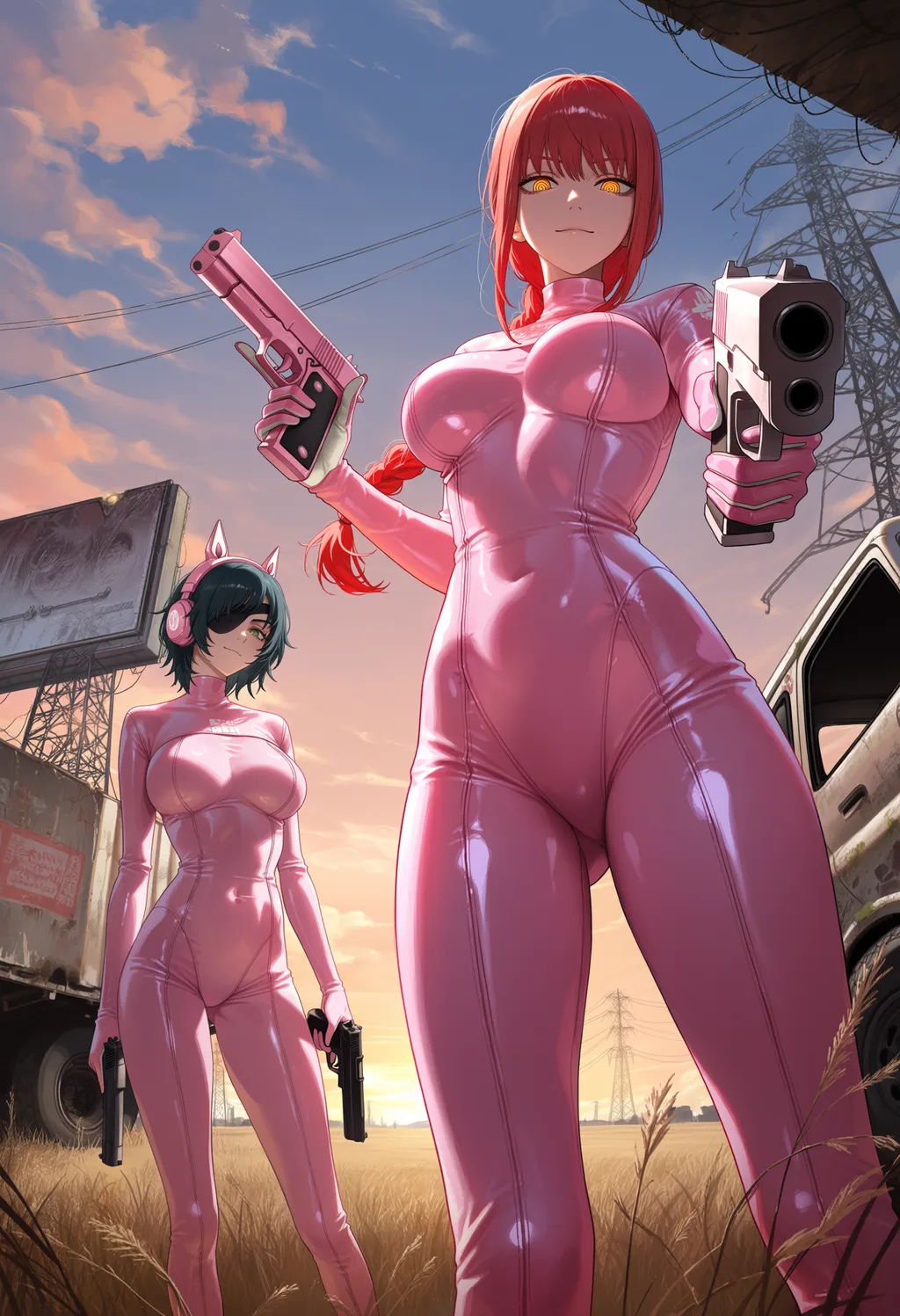 AI image #172084 by Deto15: long hair, breasts - by Deto15