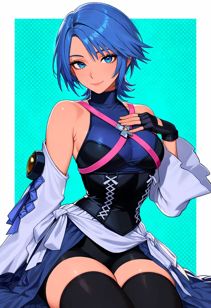 Aqua - Kingdom Hearts - Anima - by Navedaxu