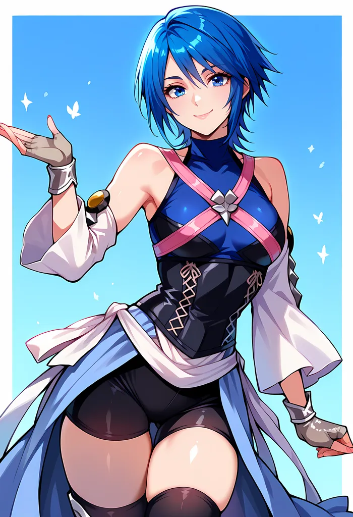 Aqua - Kingdom Hearts - Illustrious - by Navedaxu