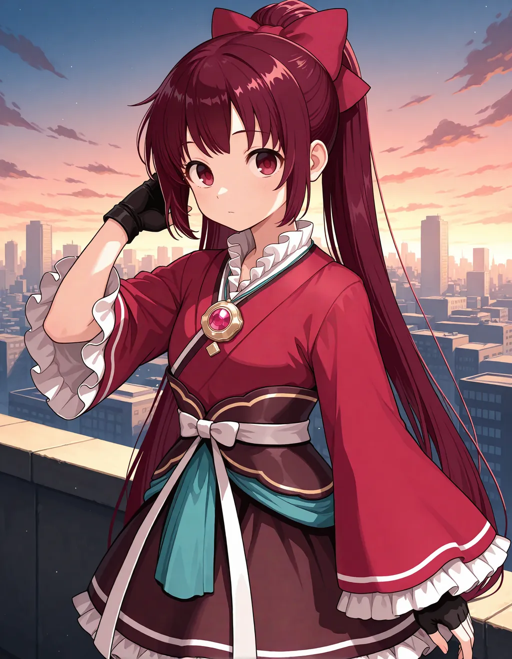 [IL/Pony] Amane Tsukasa (Magia Record: Puella Magi Madoka Magica Side Story)... - by Quebick
