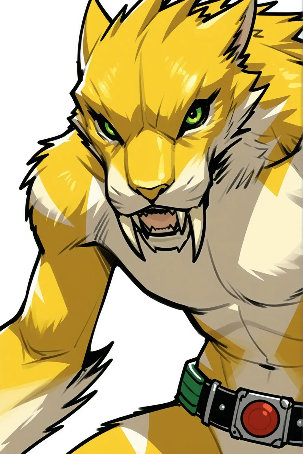 Power Ranger Yellow Mutant (Power Ranger Comic) - by baipaiyok