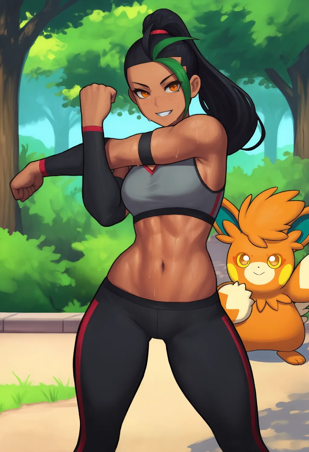 Nemona (Pokemon) Anima Previews - by justTNP