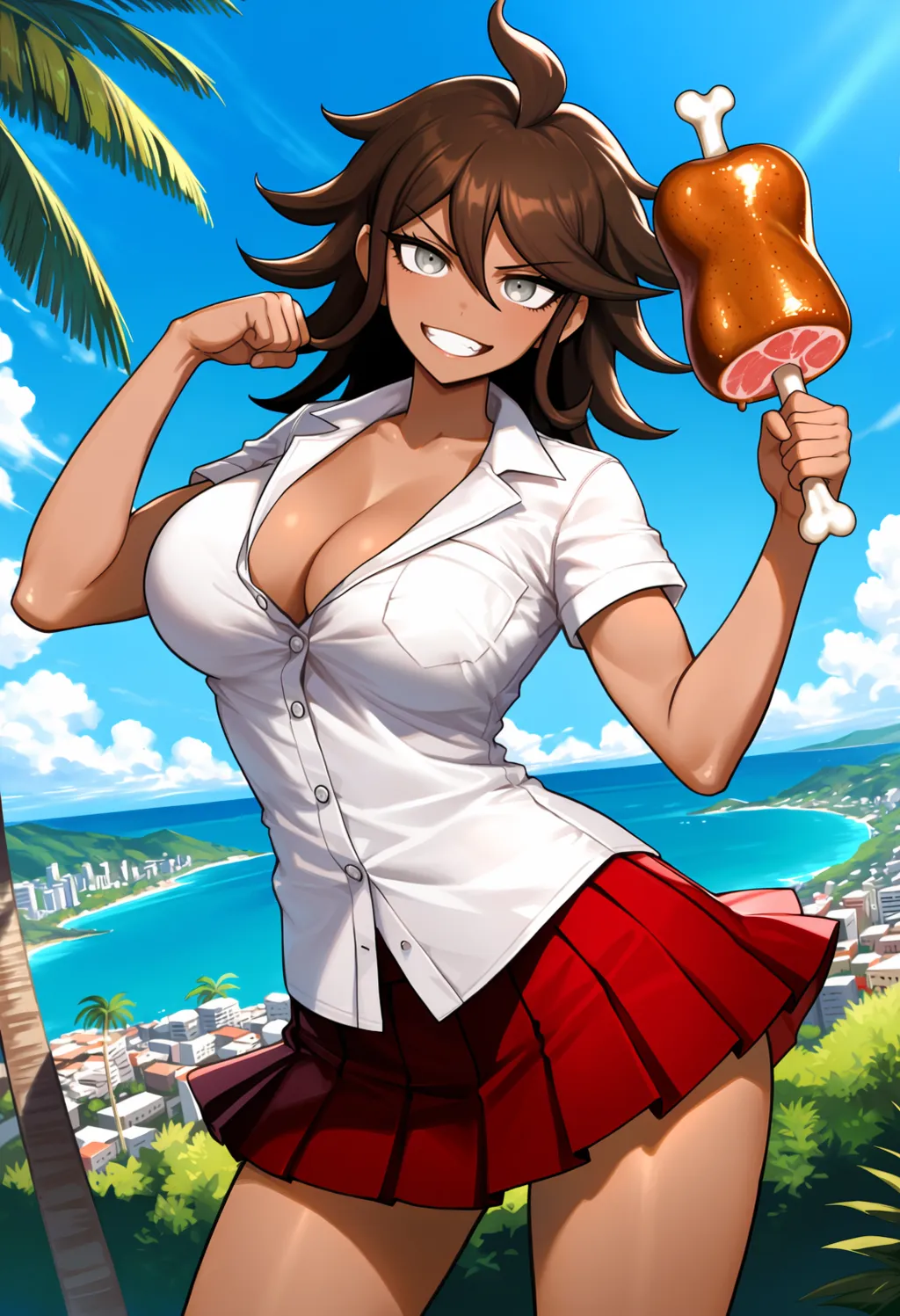 Akane Owari 終里 赤音 | Danganronpa [Anima v1.0] - by Hoseki