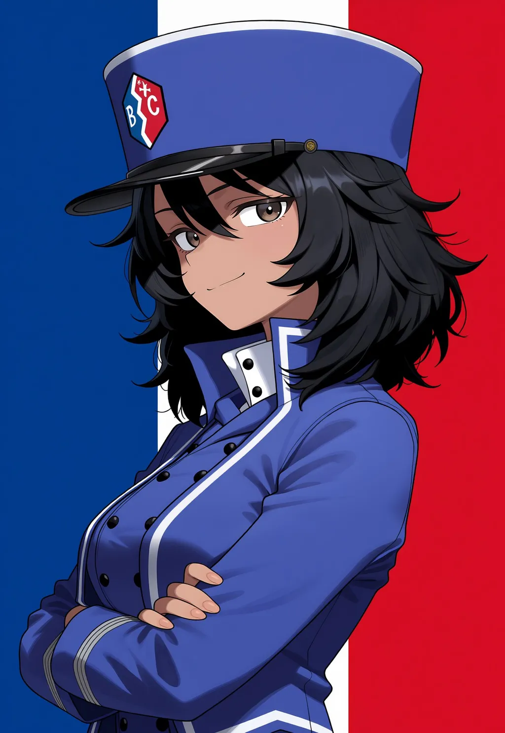 Andou (Girls und panzer) (Anima 1.0) - by Misaki_Akeno