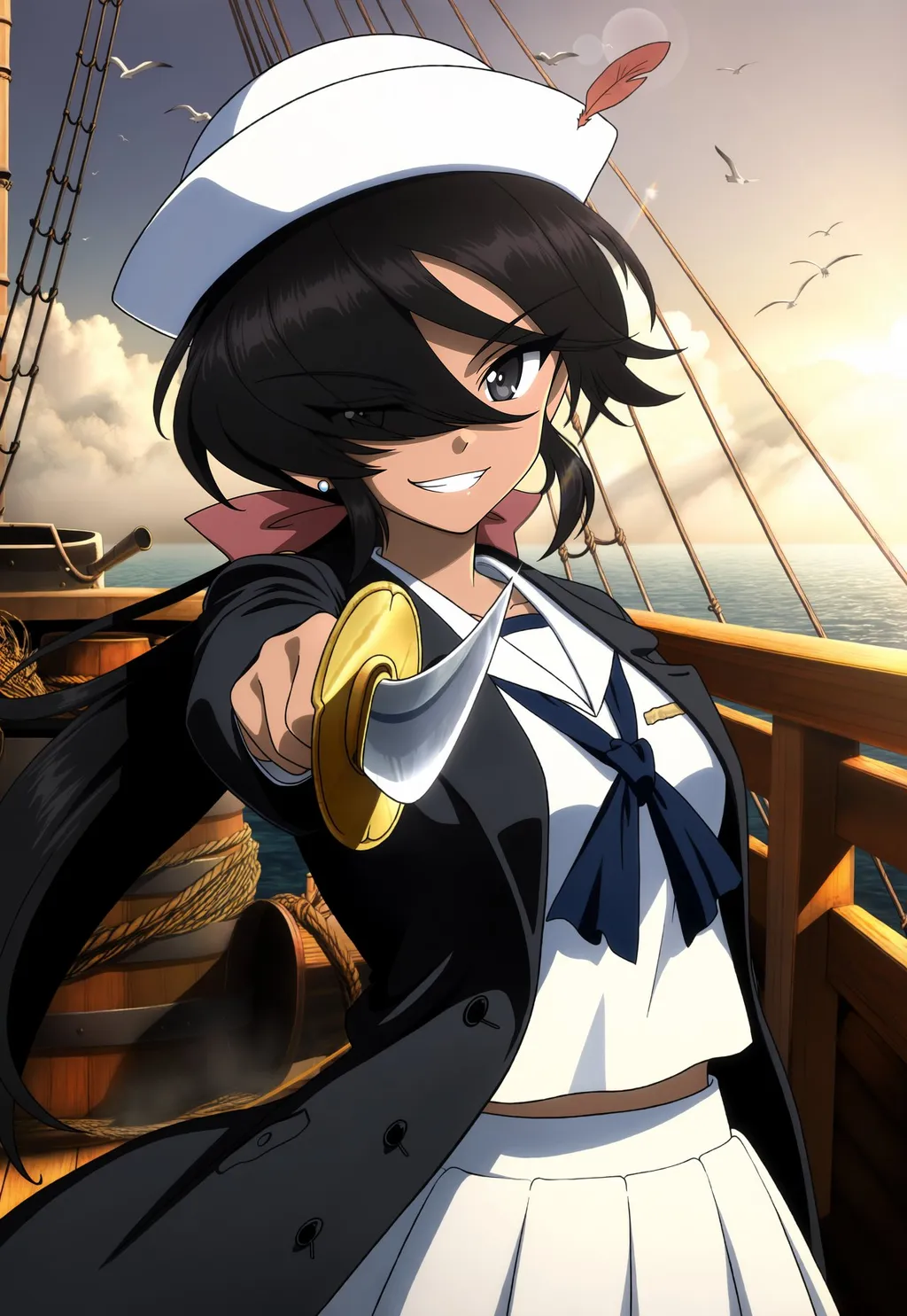 Ogin (Girls Und panzer) (Anima 1.0) - by Misaki_Akeno