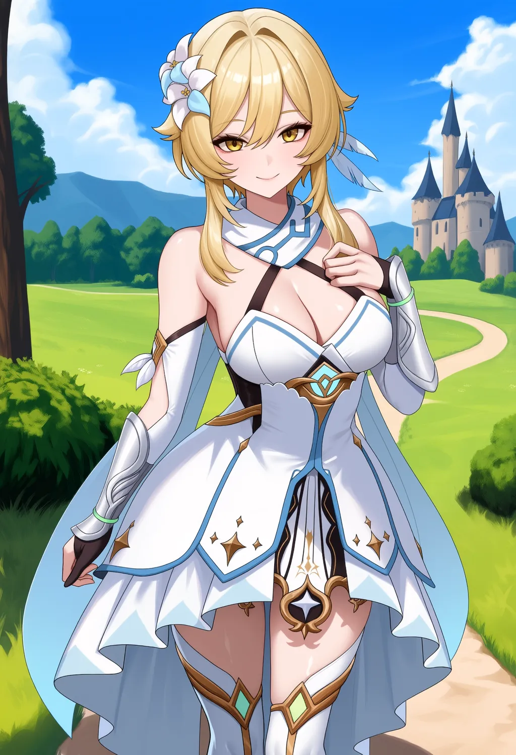 [Anima v1.0] Lumine / Female Traveler | Genshin Impact - by justTNP