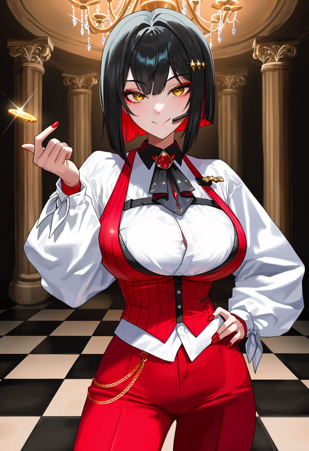 Rouge ルージュ | Goddess of Victory: Nikke | 2 Outfits [Anima v1.0] - by Hoseki