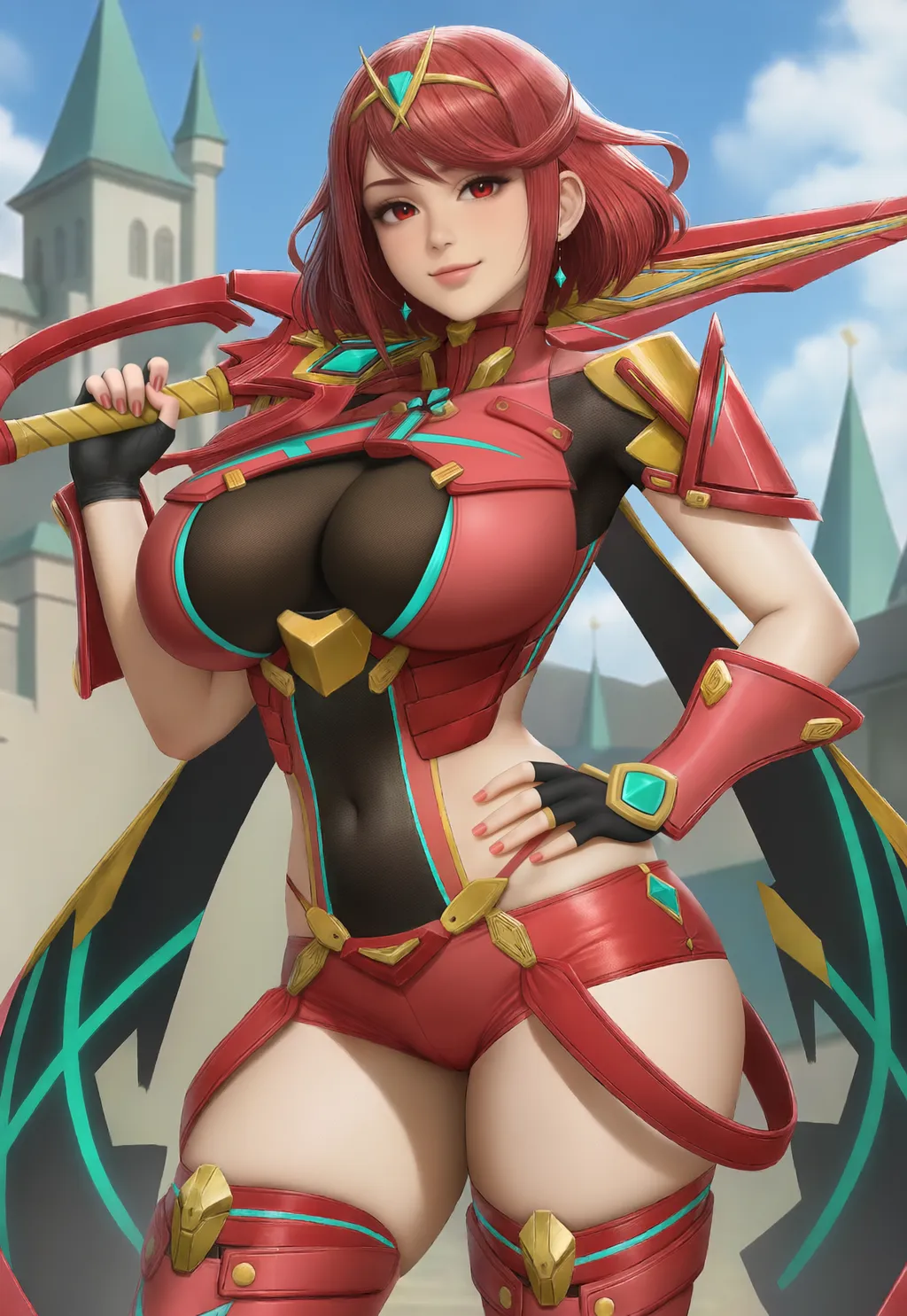 Pyra | Xenoblade Chronicles 2 | [Anima v1.0] - by Killua_Morales