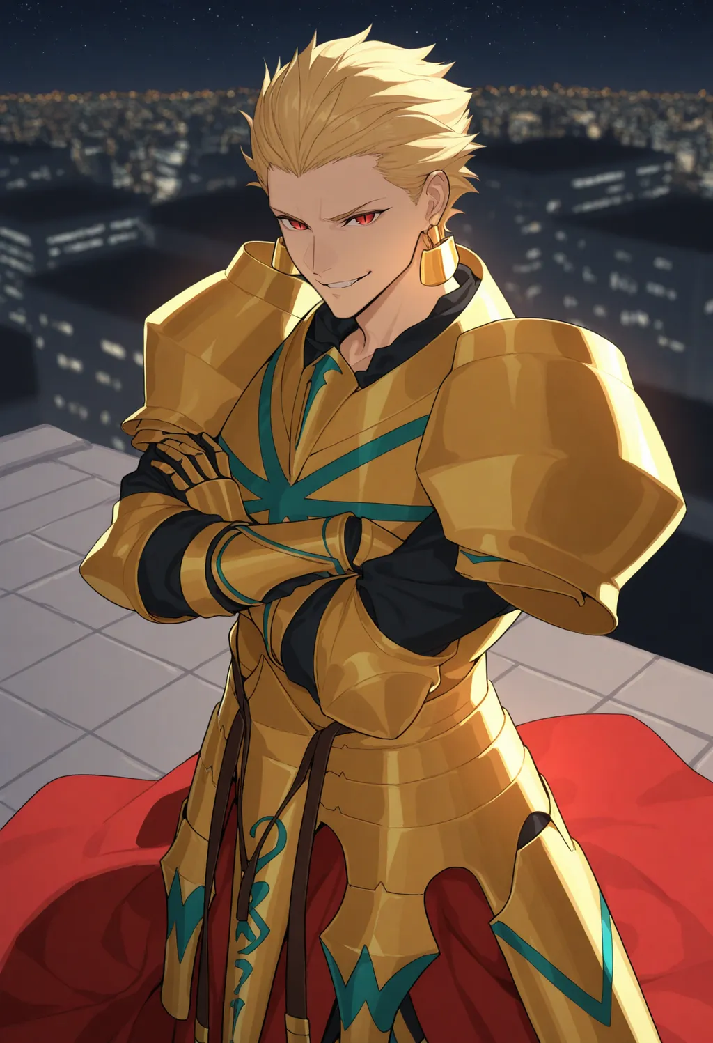 Gilgamesh/ ギルガメッシュ - Fate/strange Fake | Illus Character - by IndolentCat