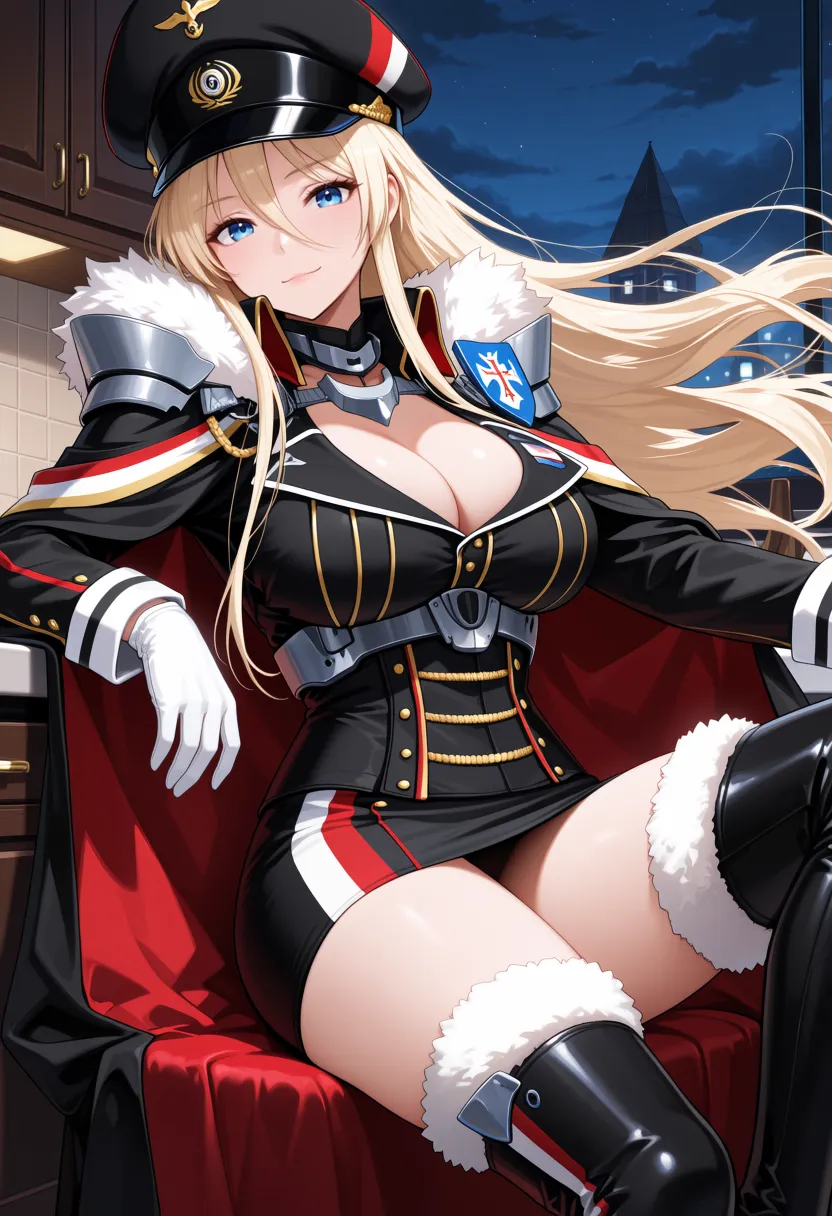 Bismarck Azur Lane - by Tyberzandari