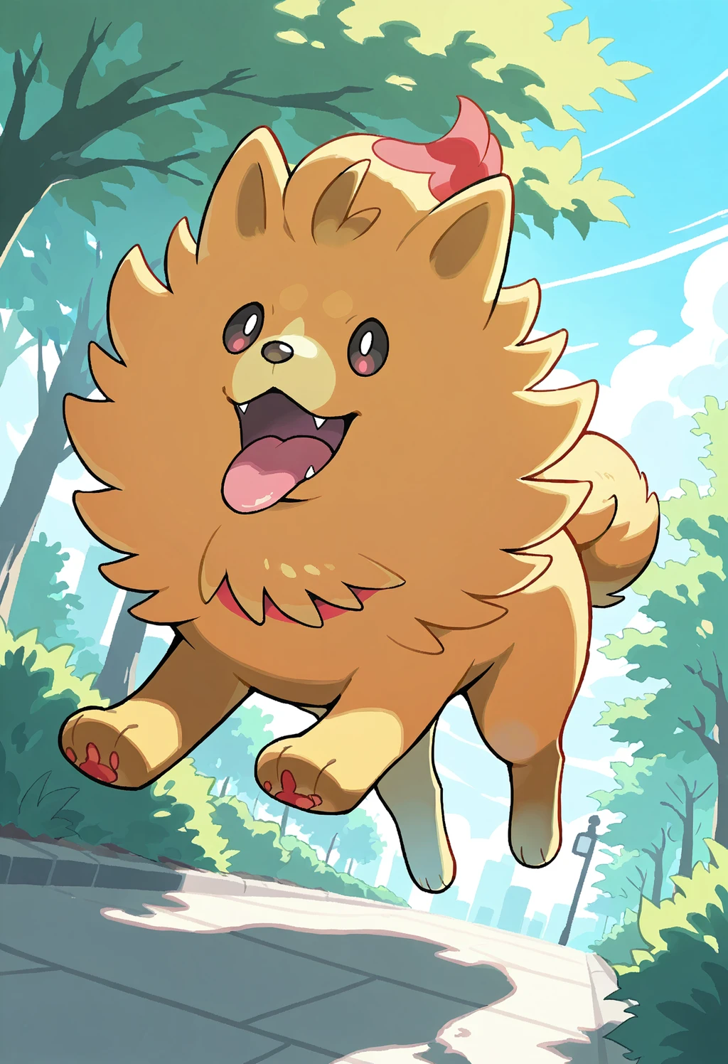 Pombon - Pokémon - by Xeranah