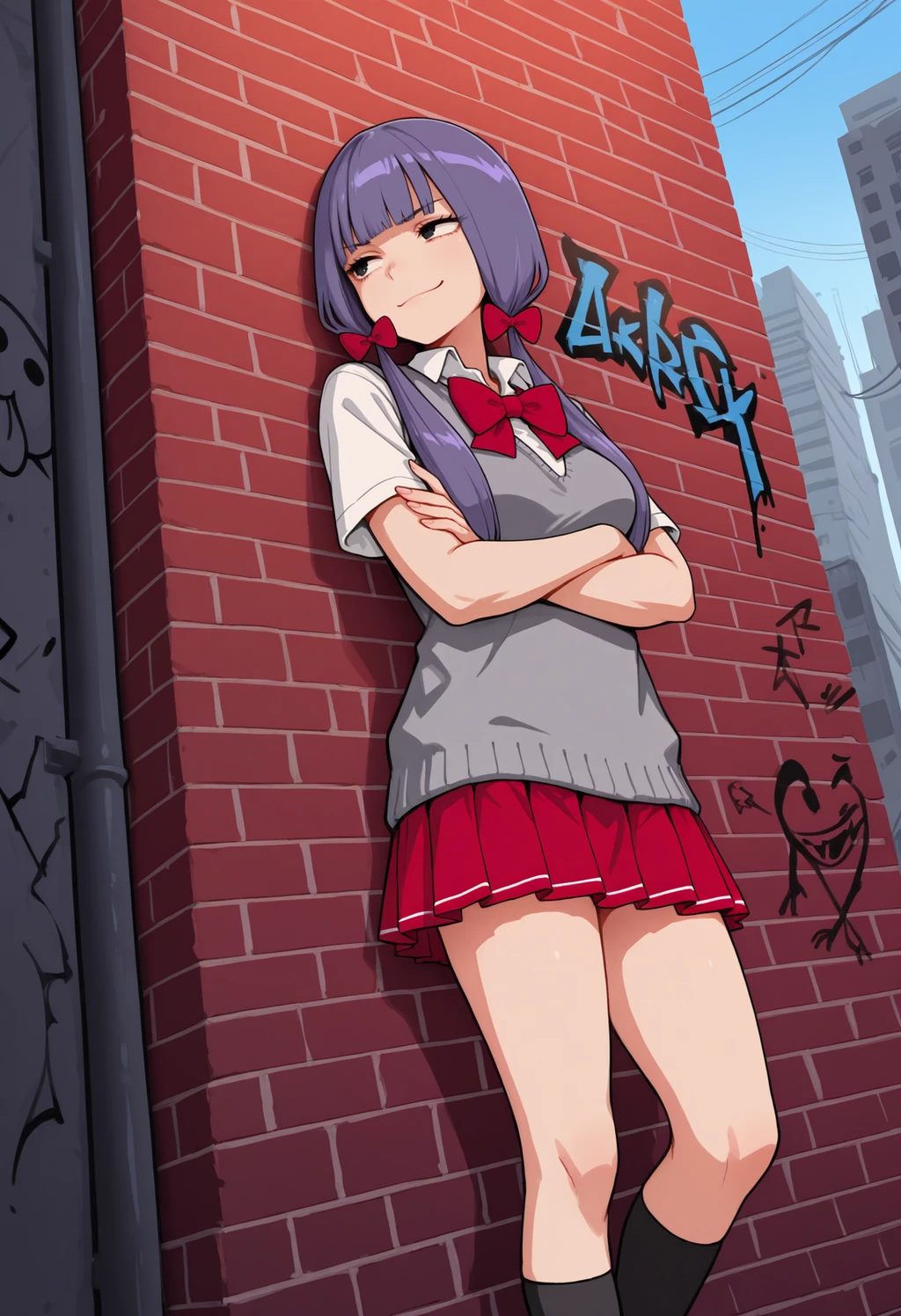 Kazumi Hasebe / 長谷部和美 (River City Girls) [IllustriousXL] - by bsinky