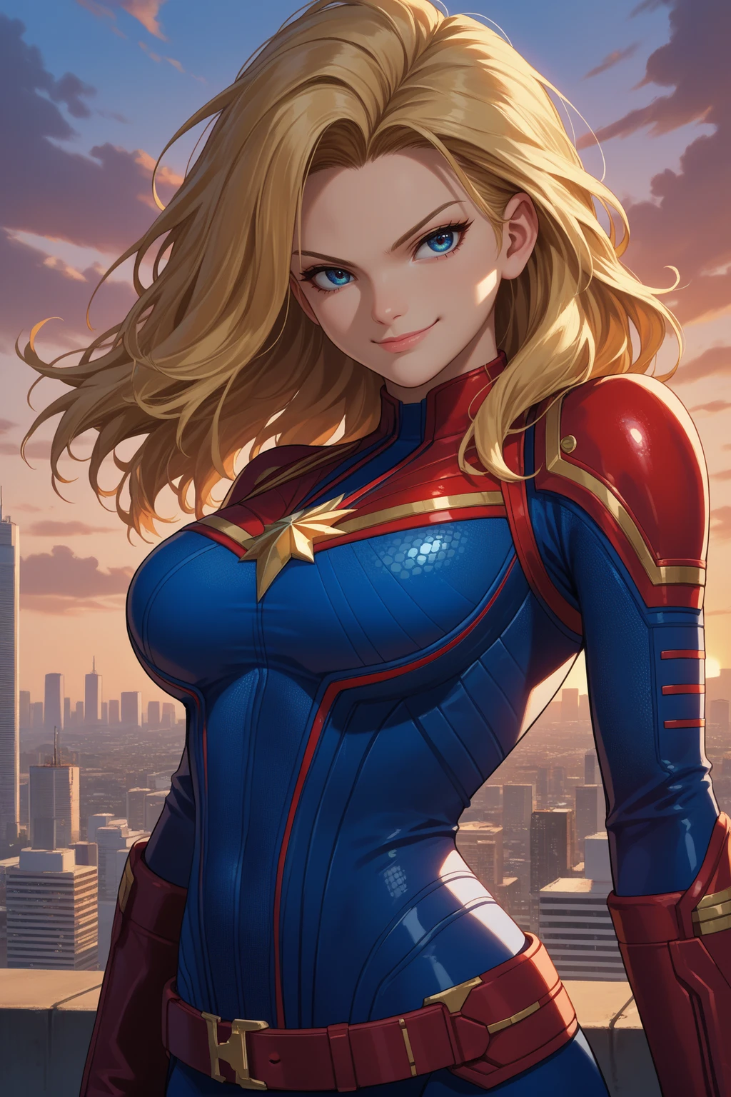 Captain Marvel (Marvel Comics) SDXL LoRA [Pony Diffusion] - by novowels
