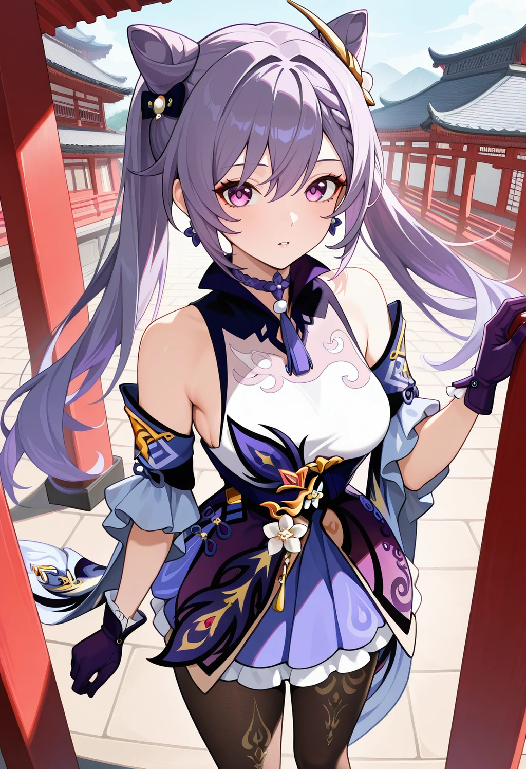 Keqing (Genshin Impact) SDXL LoRA [Illustrious] | 3 Outfits - by richyrich515