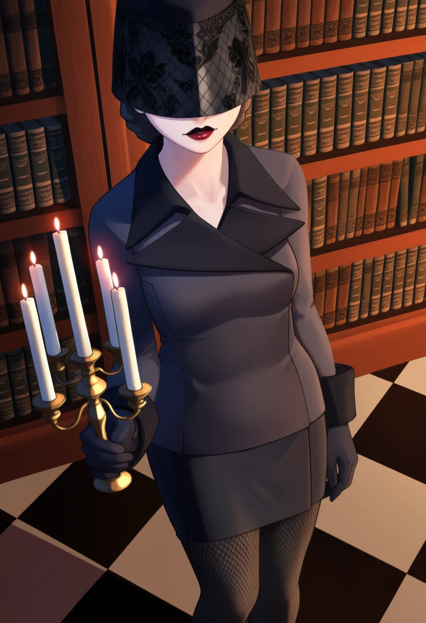 [Anima] Lady in Black - Shin Megami Tensei: Nocturne - by zetsubousensei