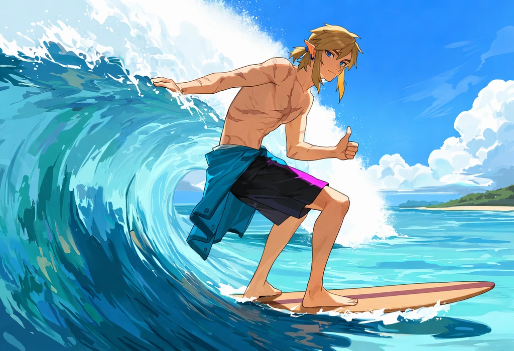 Surfing - Anima - by Navedaxu