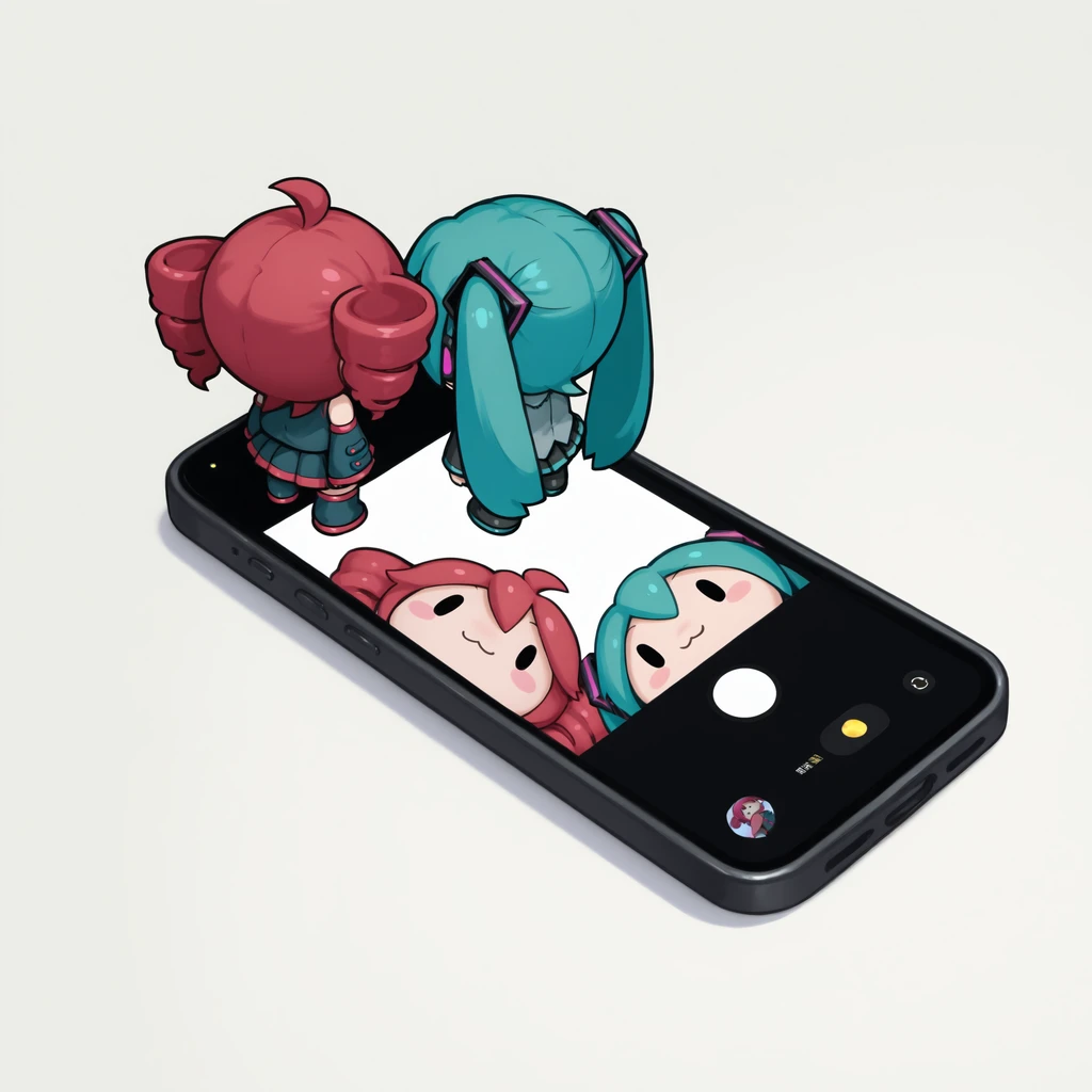 Chibi Figure Taking Selfie |ChenkinNoob-XL-V0.2| - by miniphak