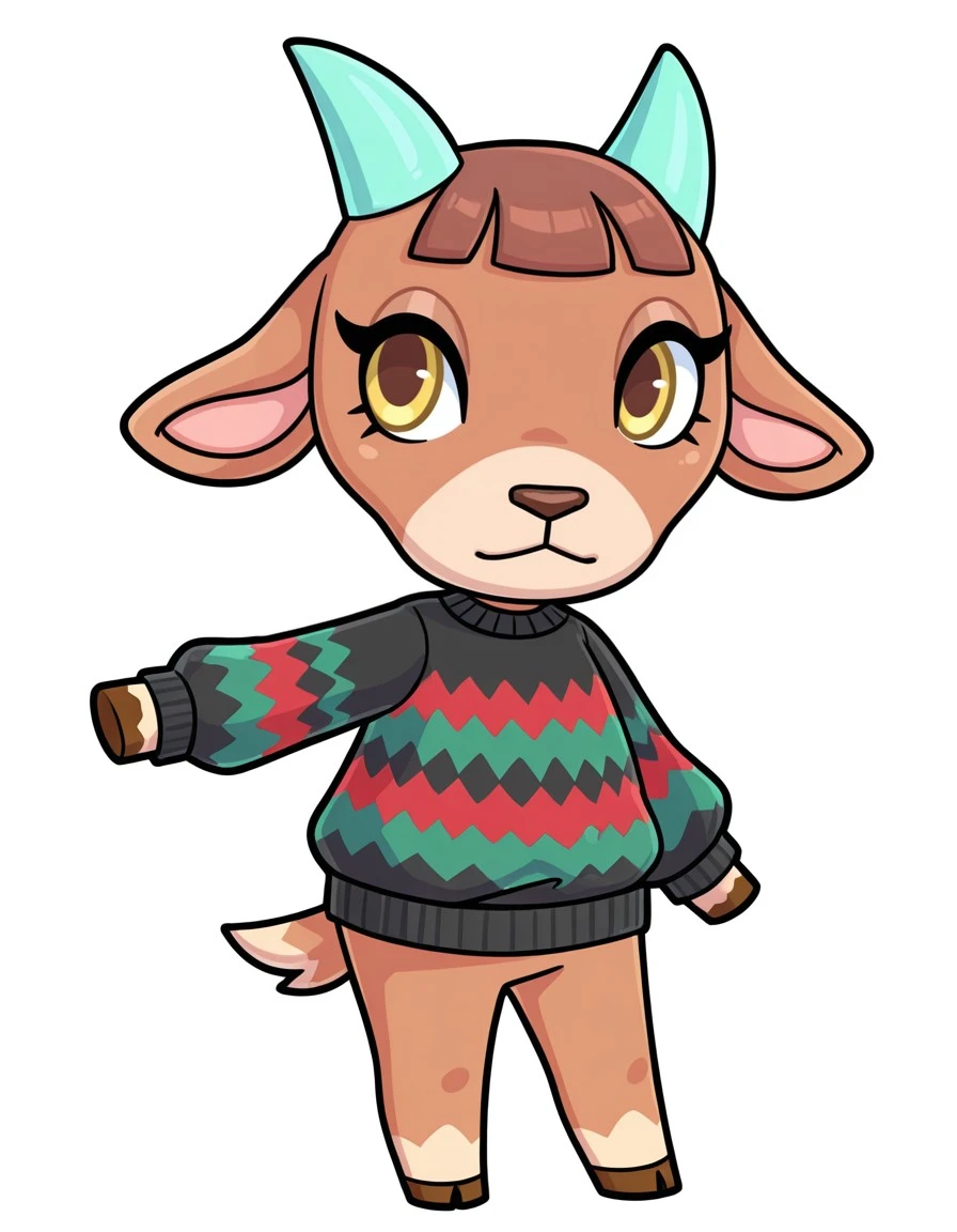 Pashmina/Chavrina (Animal crossing) - IL [Requested] - by DarkjesustheFLord