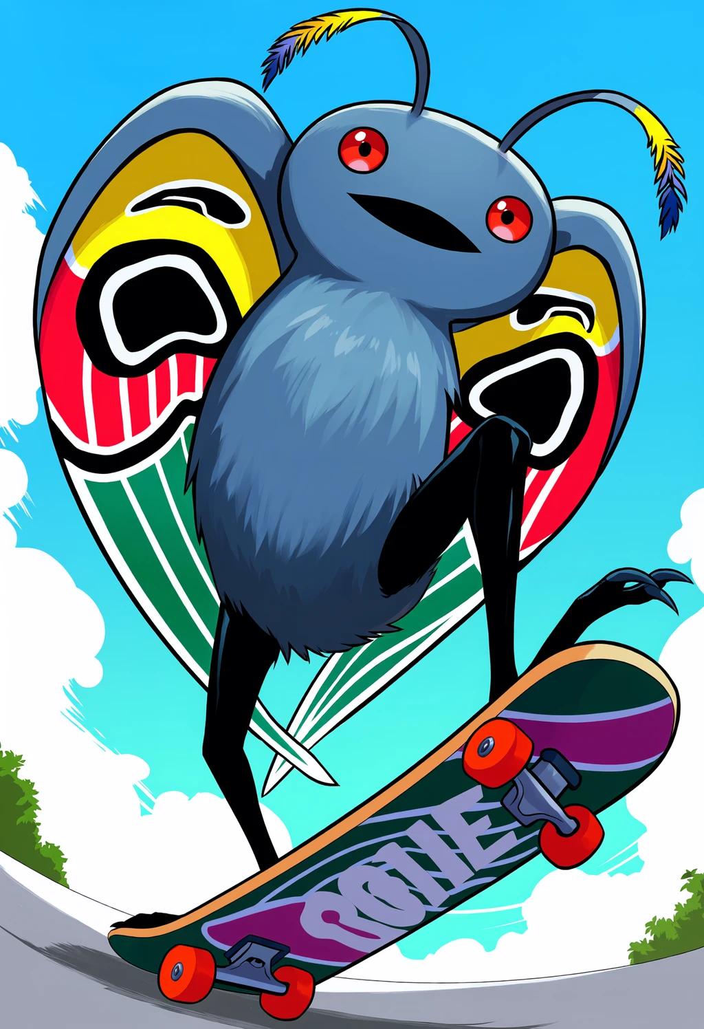 Mothman (Shin Megami Tensei) [Anima] - by Fp_plus