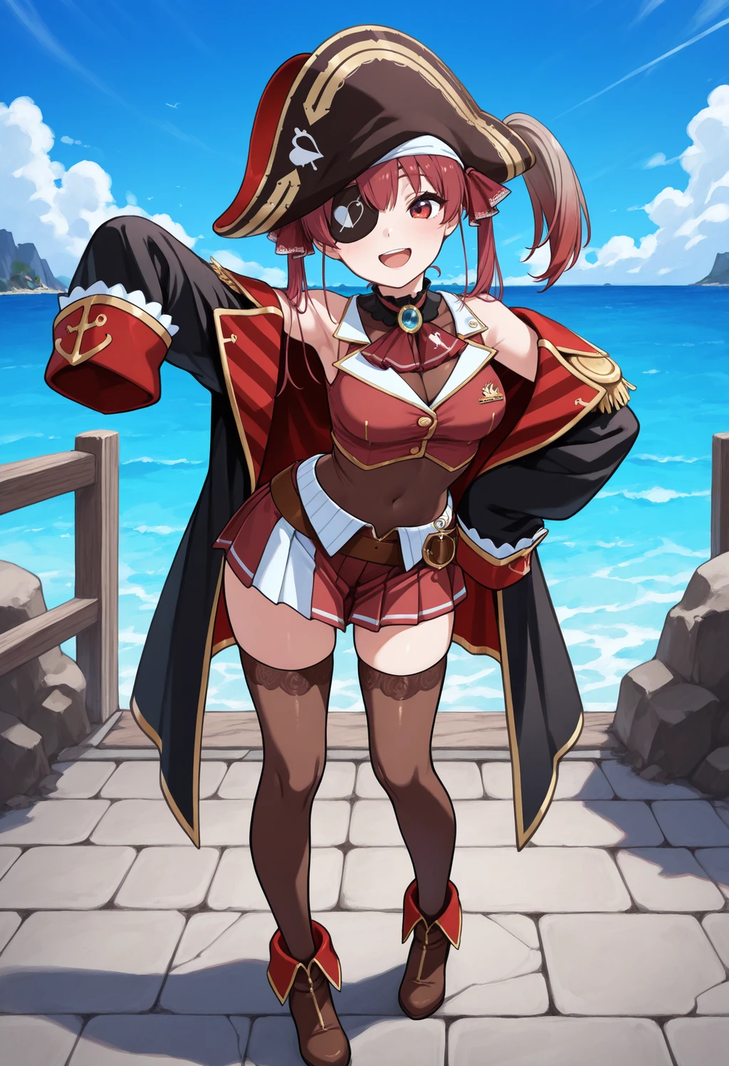 Houshou Marine 10 outfits (Illustrious/NoobAI) - by holostrawberry