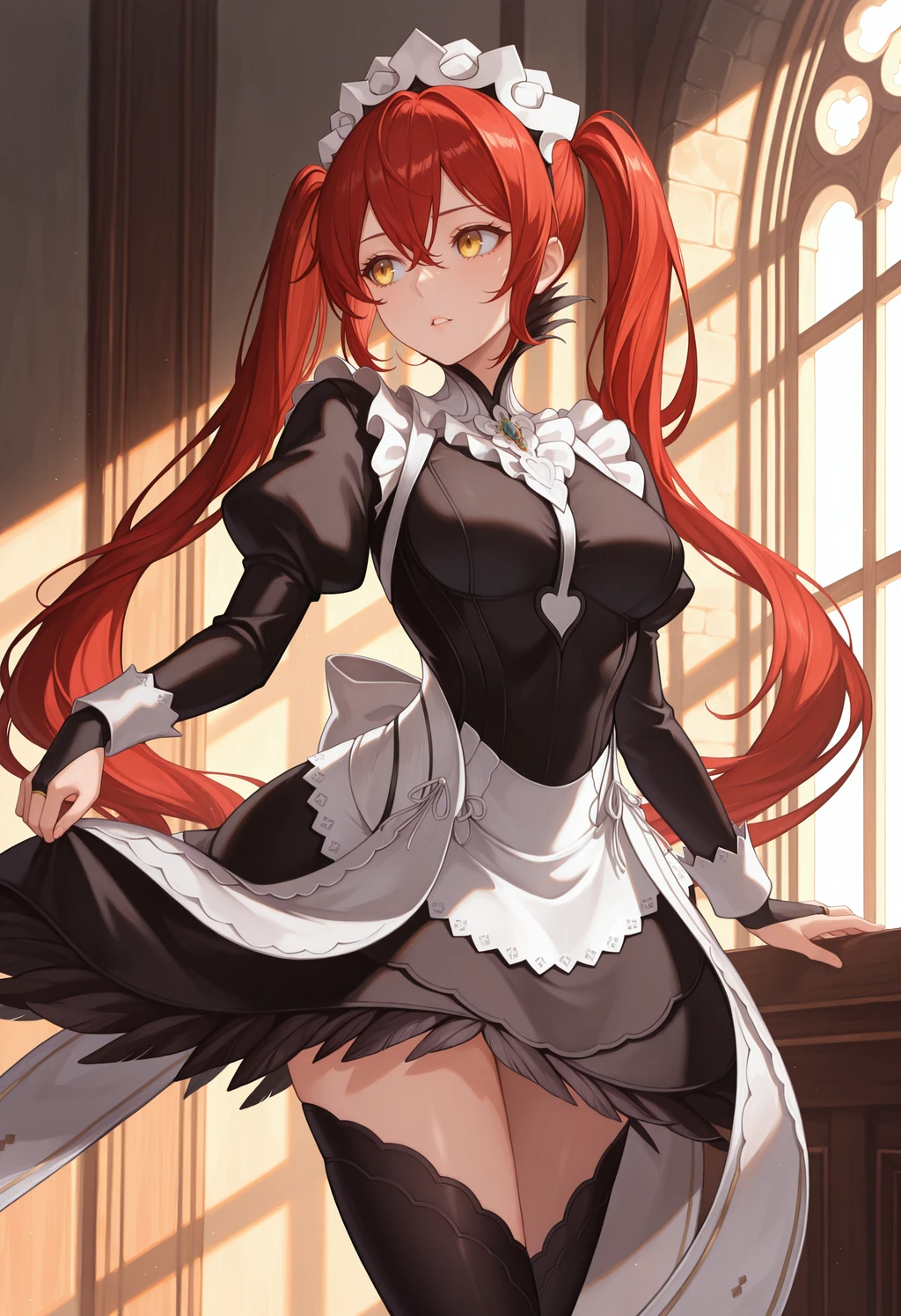 Fates Maid Outfit (Fire Emblem Fates) SDXL LoRA [Illustrious] - by richyrich515