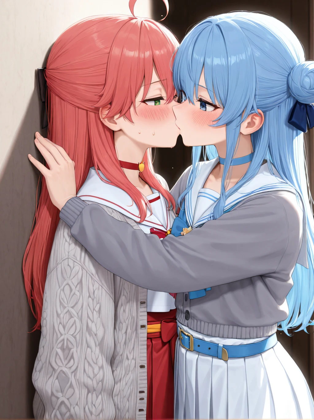 AI image #22369 by Garbo: long hair, blue hair - by Garbo