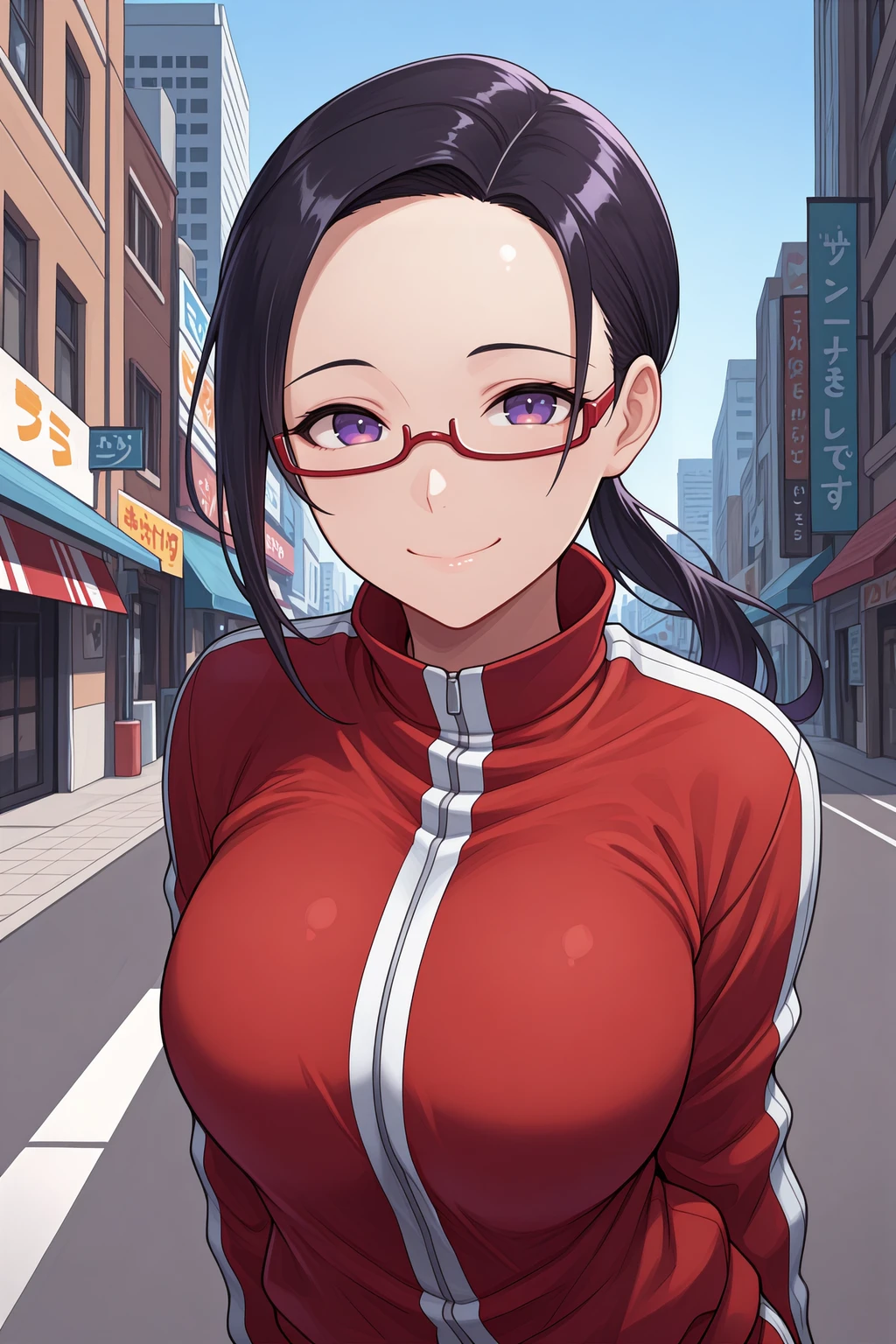 Sakie Satou/佐藤 早紀絵 (Interviews With Monster Girls) SDXL LoRA [Illustrious] - by novowels