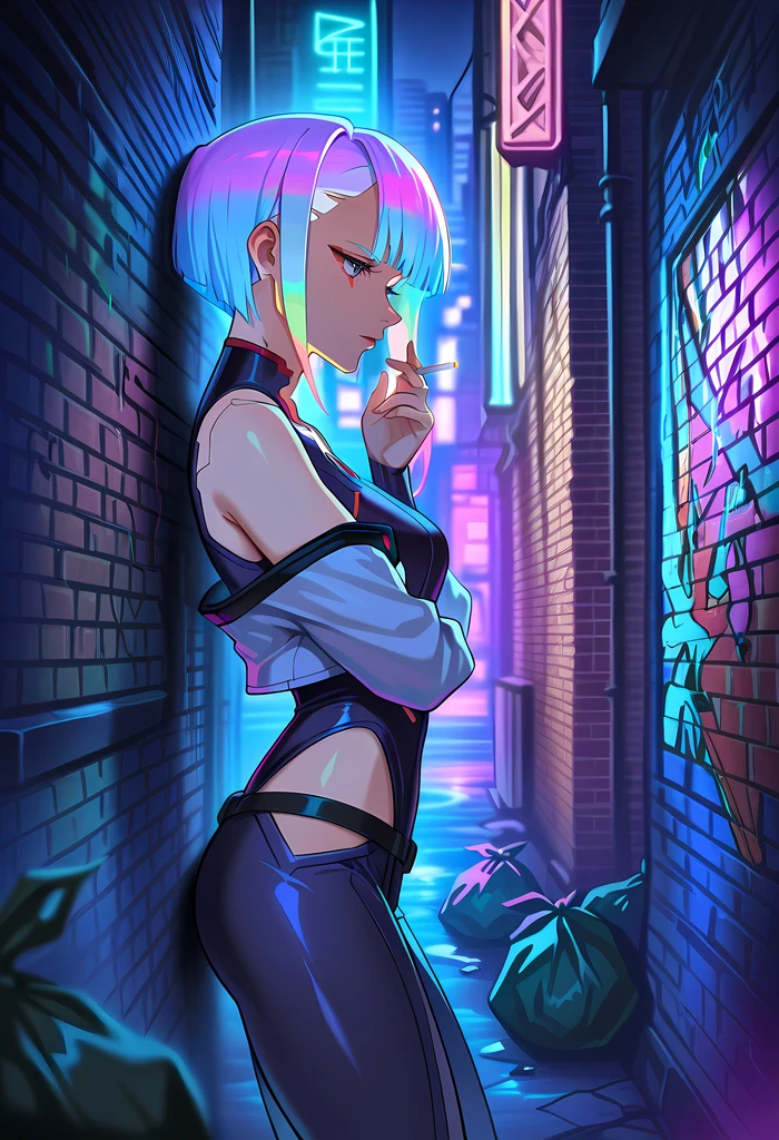 Urban Alley - Illustrious - by Navedaxu
