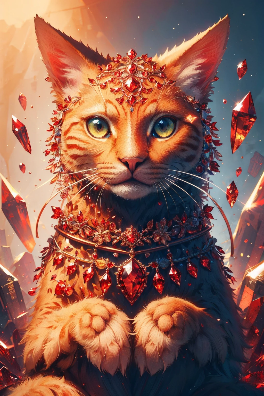 Red Crystal Style LoRA - by novowels