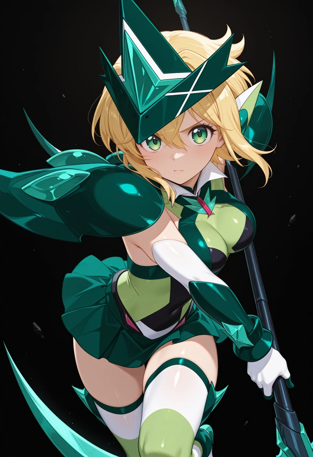 Kirika Akatsuki - Senki Zesshou Symphogear - by Naoto209
