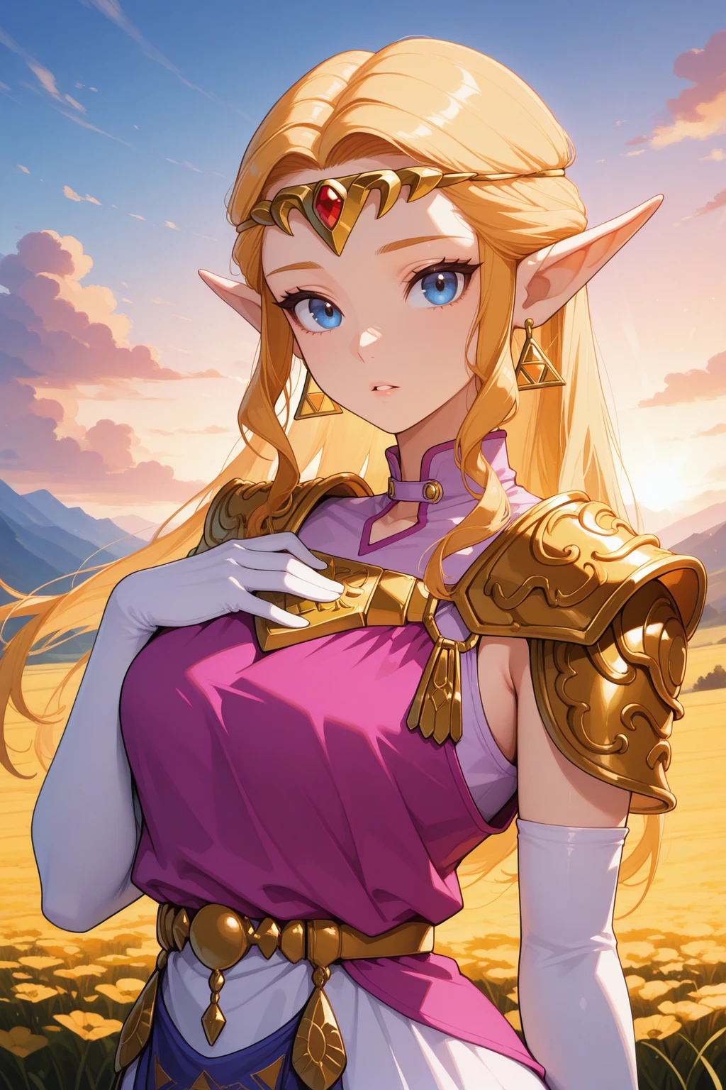 Princess Zelda/ゼルダ姫 (The Legend of Zelda: Ocarina of Time) SDXL LoRA [Illustr... - by novowels