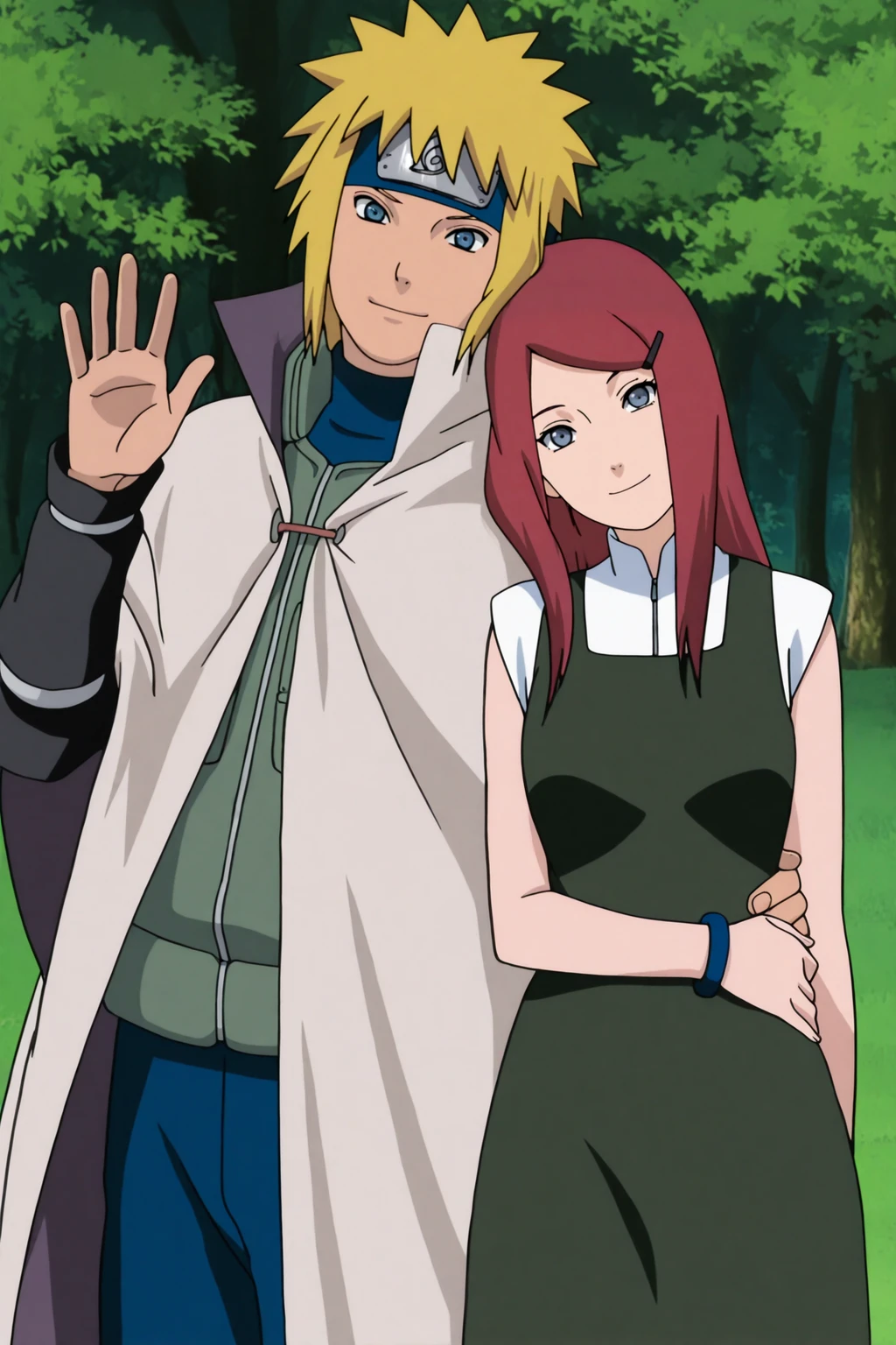 Kushina Uzumaki & Minato Namikaze/うずまきクシナと波風ミナト - Naruto | Illus Couple | Com... - by IndolentCat