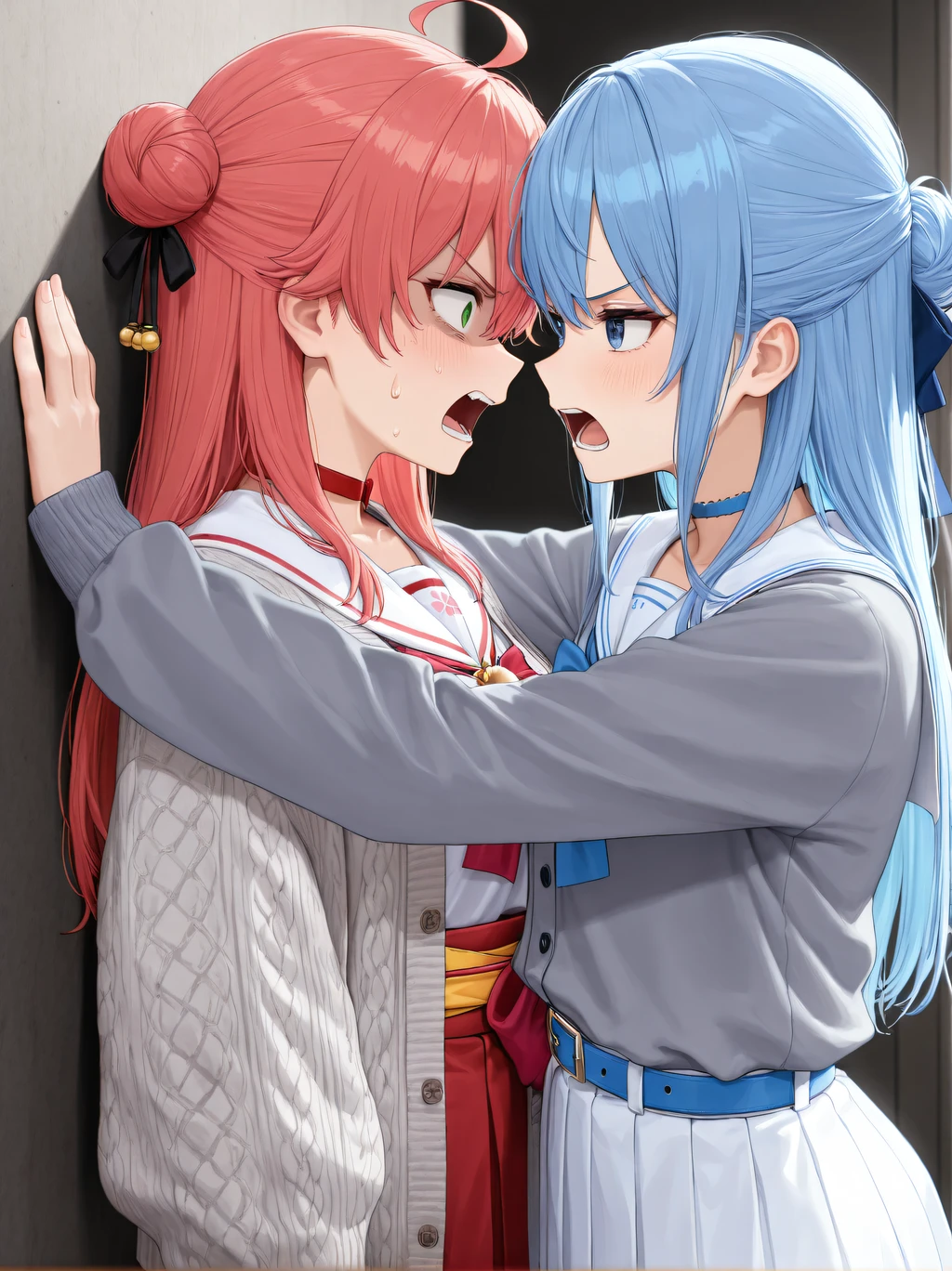 AI image #22368 by Garbo: long hair, blue hair - by Garbo