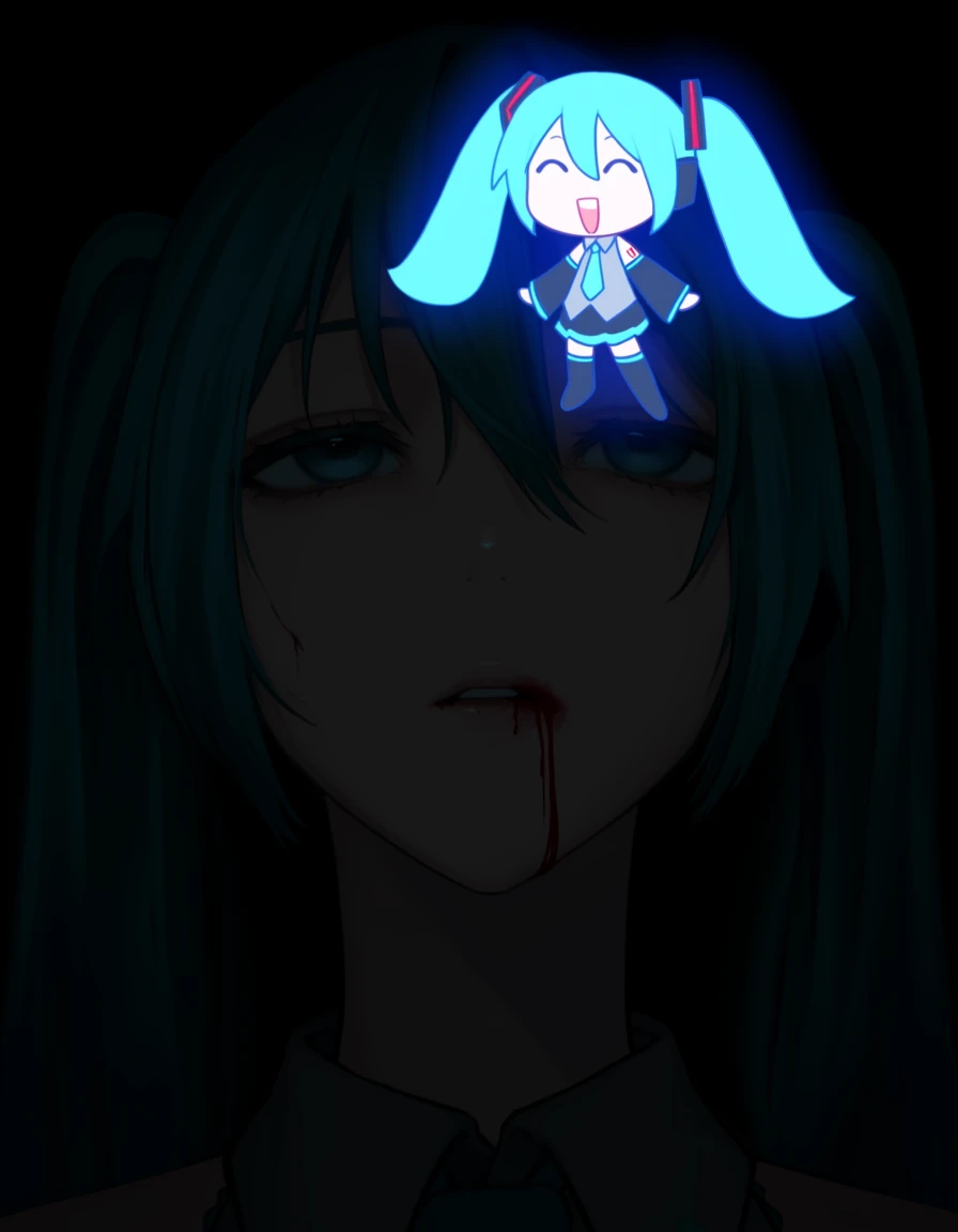 Opposition Emotion Contrast (Chibi figure flying around character's head) [An... - by miniphak